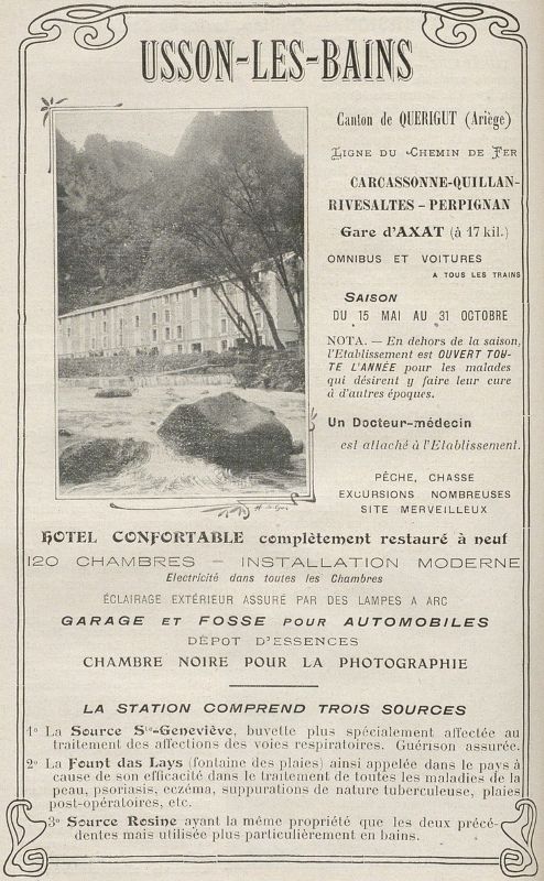 Chateau d'Usson et Barrage de Gesse